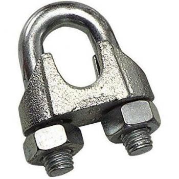 Sujetacables galvanizado 12 mm. 1/2 uso domestico