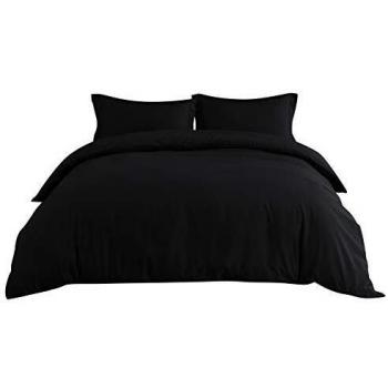 MOHAP King Size Duvet Cover Set 3 PCS Brushed Microfiber