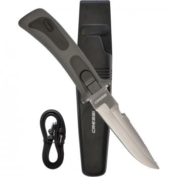 Coltello subacqueo Cressi con elastici Vigo