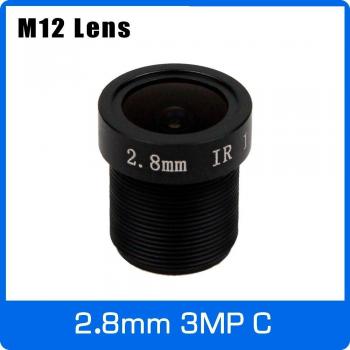 Lente Gran Angular 3MP M12 2.8mm para CCTV 1080P