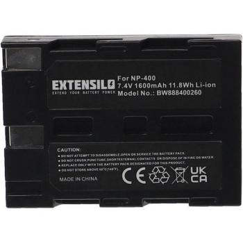 Li-Ion Akku 1600 mAh für Pentax K10D/K20D von Extensilo