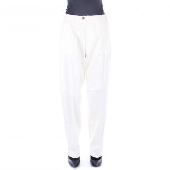 Pantalone Donna TOMMY HILFIGER Crema Relaxed Straight Chino Pant