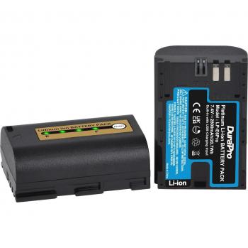 Batería DuraPro 7,4 V 2800 mAh LP‑E6/LP‑E6N (USB) para Canon EOS 5DS y series