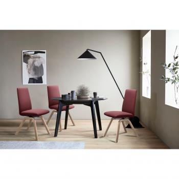 Stressless® Lounge-Stuhl »Laurel«, Leder BATICK, Low Back, Größe M, mit schräggestellten Beinen in Schwarz
