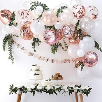 Ballonnen Guirlande Set in Roze Goud voor Feestjes