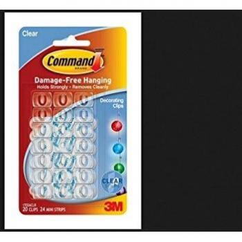 Command Clear Decor Clips (20)