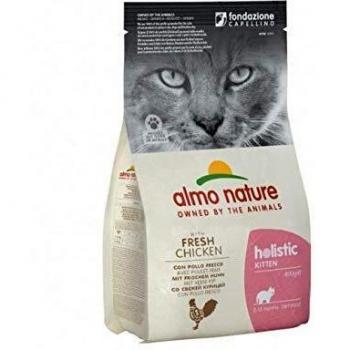 Almo Nature Holistic Kitten Pollo Fresco E Riso Cibo Secco Per Gattini Sacco 12kg