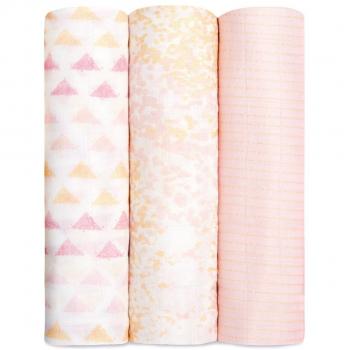 Aden + anais™ Pucktücher metallic primrose birch 3er-Pack