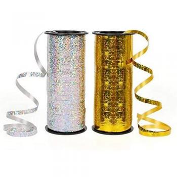 Zauber 2 Pack Craft Ribbon 100 Yards (Gold & Silver)