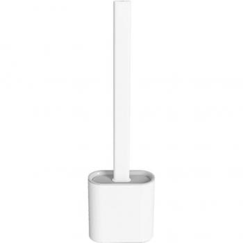 Cepillo de silicona para inodoro con soporte de pared y secado rápido