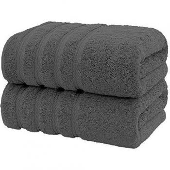 Casa Copenhagen Bella Set de 2 Serviettes de Bain Grises