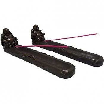 Puckator BUD378 Peace of the East Chinese Laughing Buddha Ashcatcher Incense Stick Burner