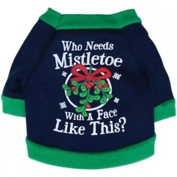 Green Print Dog Clothes for Small Pets