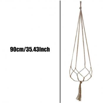 Macramé para Plantas – Olla Honda Artesanal 2 Unidades