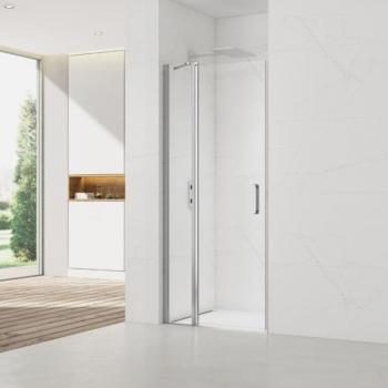 Kit Puerta de Ducha Transparente 100x196cm + Perfil + Asidero – Swiss Aqua