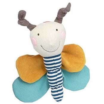 Doudou Papillon Naturel 24 cm