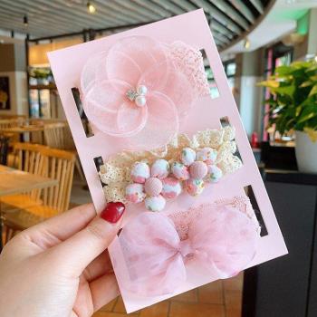 Accessoire cheveux bandeau dentelle bébé