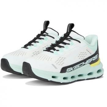 Bambina Sneaker Glide‑Step Vista Lane in Bianco/Turchese
