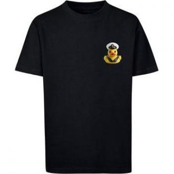 F4NT4STIC Gummiente Kapitän T-Shirt UNISEX schwarz Print