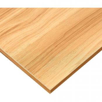 Kompakter Esszimmertisch 140 × 80 × 74 cm – HOMCOM Naturfarbe