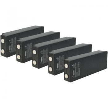 Set VHBW 5x Batteries Industrielles – Compatible avec Scanreco BS590, 960, 16131, 790,