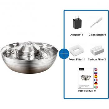 2L Pet Water Fountain for Cats and Small Dogs