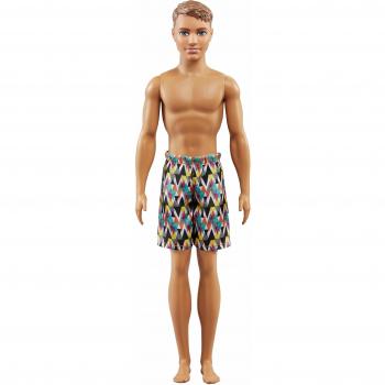 Ken Barbie Châtain Été Motifs Tris
