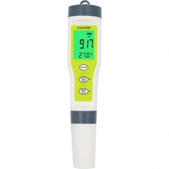 Medidor Digital 4 en 1 de pH y Temperatura para Acuarios