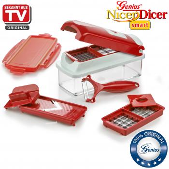 Genius Nicer Dicer Smart 6‑teilige Slicer‑Grater
