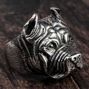Anillo de Acero Inoxidable 316L Estilo Animal para Hombre