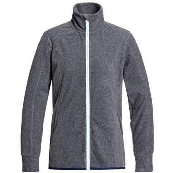 Roxy Harmony-Polaire Demi-Zip col Montant Femme, Noir Vrai, FR