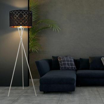 Lampada ORO NERO con Punzonatura Tesselata