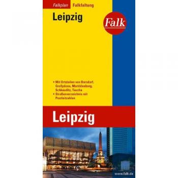 Falk Falkplan Falkfaltung Leipzig 1:22 500
