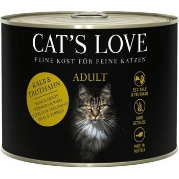 Cat's Love Adult Mix Kalb & Truthahn Katzennassfutter