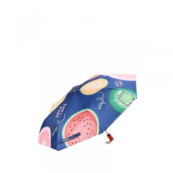 Obst‑Print Taschenschirm 28 cm von Desigual