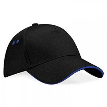 Beechfield® Baseball Cap Ultimate 5 Panel – Sandwich Peak, Kappe, Grau