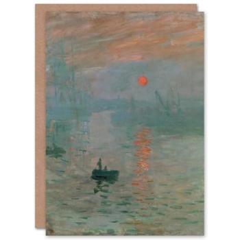 Seascape at Dawn: Claude Monet Art Card – Artery8 Collection