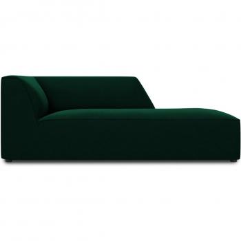 Méridienne Confort Velours Vert 1 Place