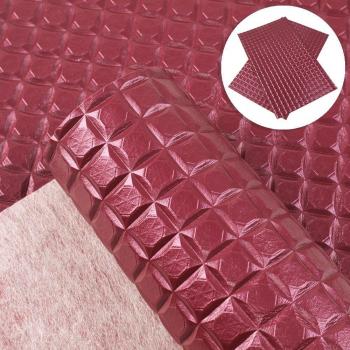 Texturiertes Faux Leder in Perle für Handarbeiten