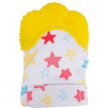 Silicone Baby Toothbrush with Teething Features