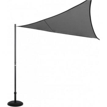 Mât de fixation pour voile d'ombrage Graphite 50 mm