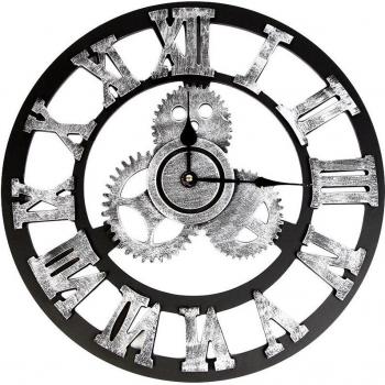 Retro Wanduhr im industriellen Look