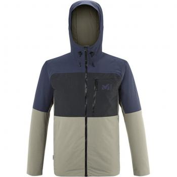 Pobeda S de Chaqueta Millet, Capucha Azul y Gris