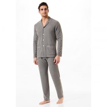 Pijama Liso de Hombre con Botones