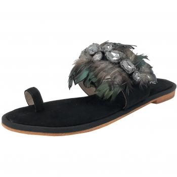 Suede Sandalia Alma EN PENA V18553 36 Negro