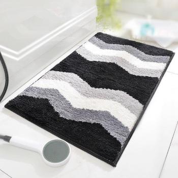 Striped Toilet Rug