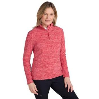 Mountain Warehouse Rotes Damenfleece Snowdon Melange