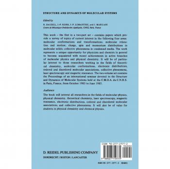 Structure and Dynamics of Molecular Systems: 2 Volumes