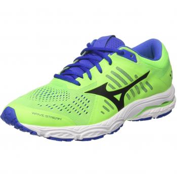 Mizuno Wave Stream Herren Laufschuhe, Greengecko/Black/dazzlingblue 09