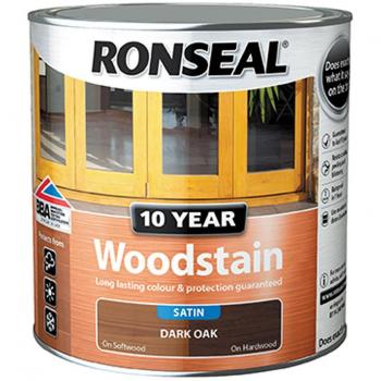 Ronseal 10 Year Woodstain Dark Oak 750ml RSL10WSDO750